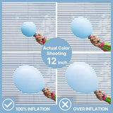 PartyWoo Baby Blue Balloons 140pcs Different Sizes of 18 12 10 5 Inch