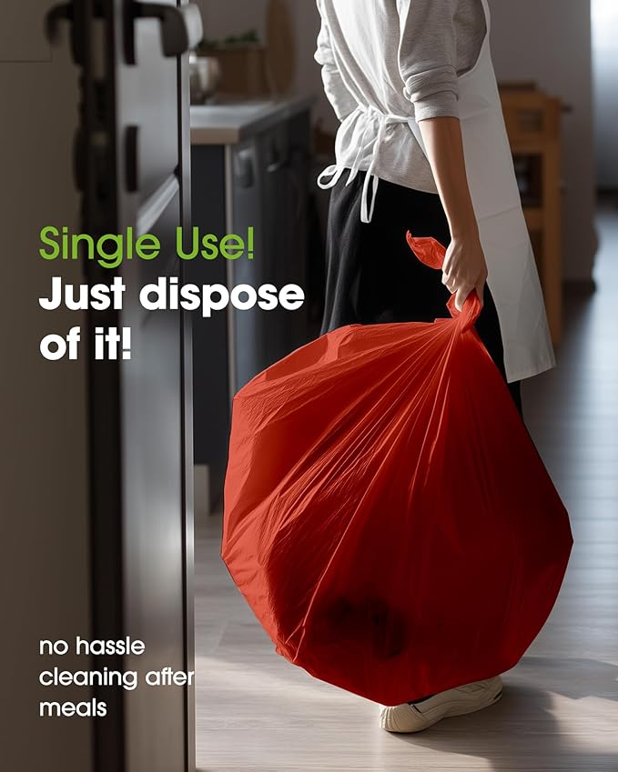 Pureegg Plastic Table Cloth Disposable 10 Pack, 54 x 108 Inch Table
