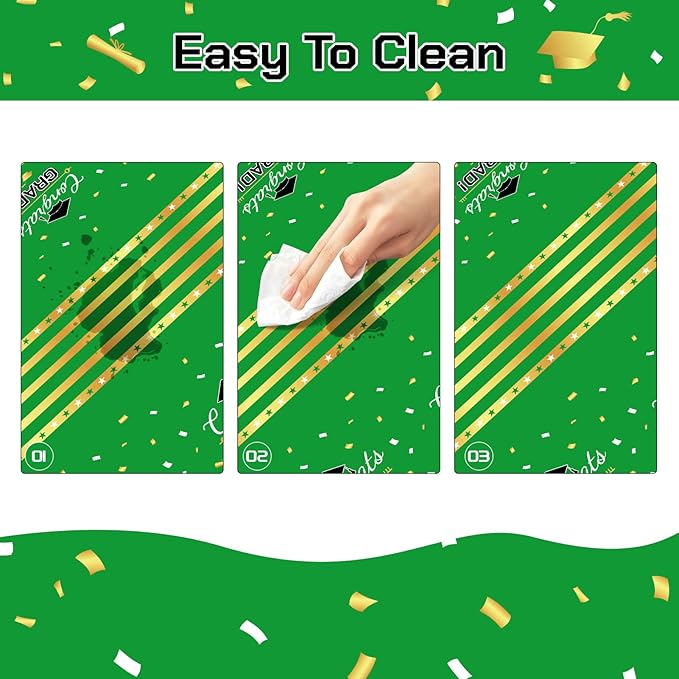 Childom 3 Pack Graduation Tablecloth,Graduation Decorations Class of #