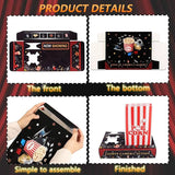 36 Pcs Movie Night Snack Trays with Popcorn Bags Disposable Paper