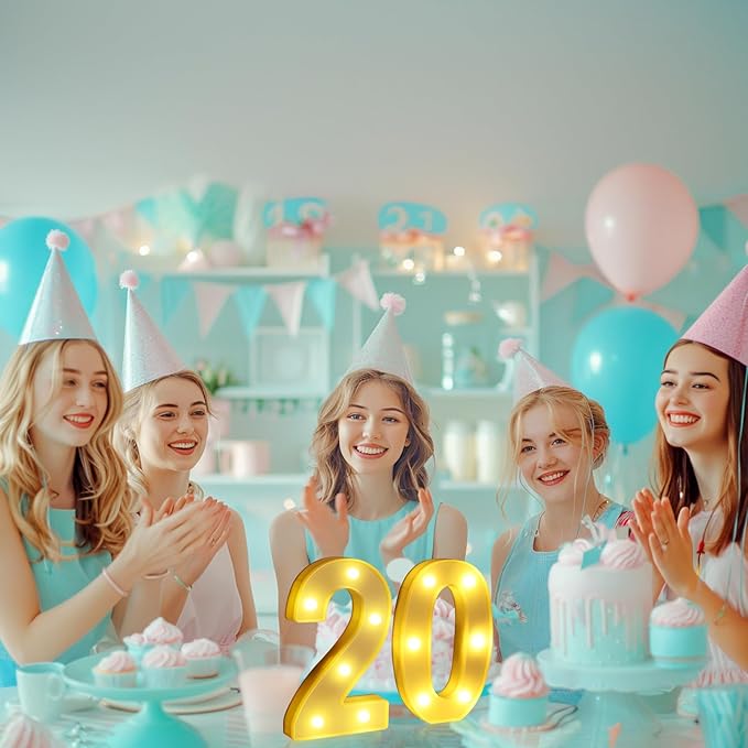 20th Birthday Decorations for Women Men Happy 20 Year Old Birthday