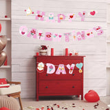 Happy Galentine's Day Banner Pink Galentine’s Day Garlands