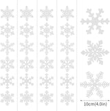 Snowflake Snow White-Silver Christmas Party-Decorations Garland -