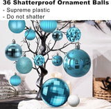 Baby Blue Christmas Ornaments - Christmas Tree Decorations
