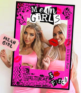 LaVenty Mean Girl Party Photo Booth Props Frame Mean Girl Party