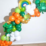 154Pcs St.Patrick's Day Balloon Arch Garland Kit Green Orange White
