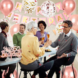 50th Happy Birthday Party Decoration Rose Gold Birthday Decorations