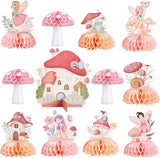 12 PCS Fairy First Birthday Decoration Fairy Centerpieces for Tables