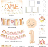 Boho Rainbow 1st Birthday Decorations Bohemian First Decorations