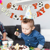 Sports Happy Birthday Banner Sports Themed Party Decorations