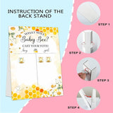Gender Reveal Party Games Bee Theme Baby Gender Reveal Voting Board