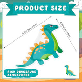 24 Pcs Dinosaur Party Paper Plates Dinosaur Theme Party Decorations