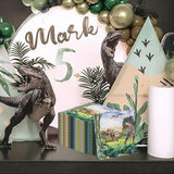 100pcs Dinosaur Napkins 13x13 Inches Disposable Dino Party