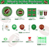 200 Pack Football Birthday Party Decorations Football Party Supplies