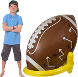 40 Giant Jumbo Inflatable Football with Tee Set for Football Party