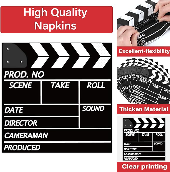 200pcs Movie Night Party Supplies Decorations Movie Popcorn Theme