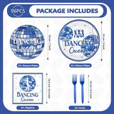 96Pcs Dancing Queen Party Decorations Mamma Mia Bachelorette Plates