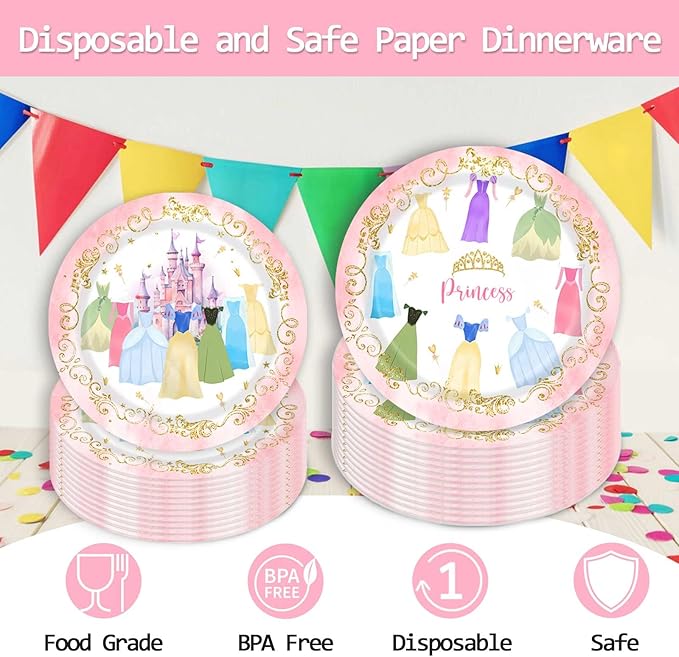 Princess Birthday Party Supplies Royal Princess Magical Birthday