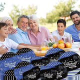 96Pcs Happy Retirement Party Decorations Black and Navy Blue Police