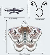 Halloween Butterfly Wings Costume for Womens Moth Wings Butterfly