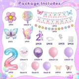 2nd Birthday Decorations for Girl 2 Year Old Bday Decor Girl