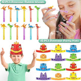 12 Pack Dinosaur Birthday Party Decorations & Favors for Kids Dino