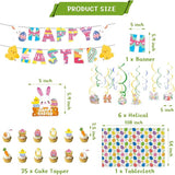 Easter Party Decorations Supplies Bunny Egg Garland Happy Banner