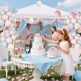 Pink and Blue Balloons Gender Reveal Boy or Girl 12inch Pastel Light