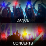 KIRALUMI 8 PCS LED Glow Bracelets, Light Up Wristbands - Halloween