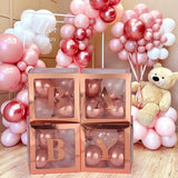 Valentine's Day Balloon Box with Letters Gift Box for Romantic