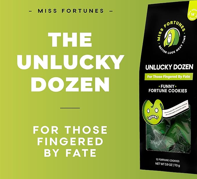 Miss Fortunes, Funny Fortune Cookies, The Unlucky Dozen, St.