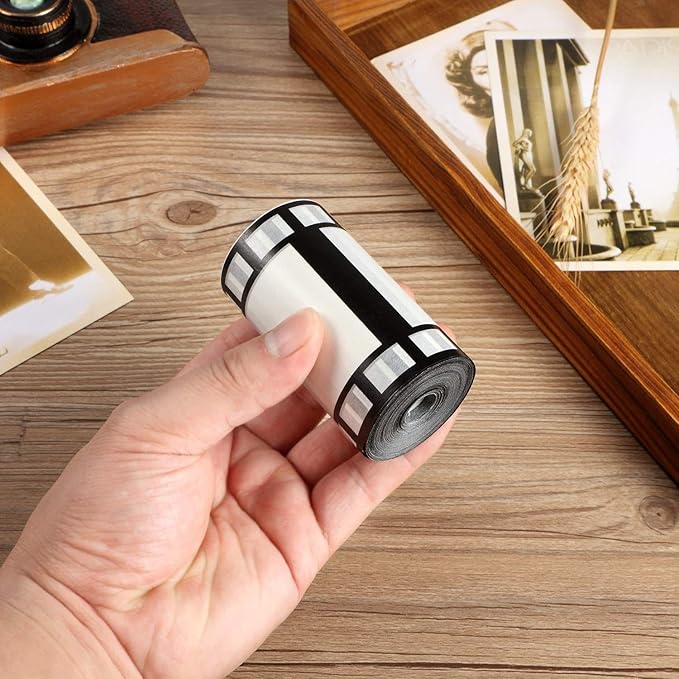 Gejoy 2 Rolls Filmstrip Tape Movie Party Decorations Filmstrip