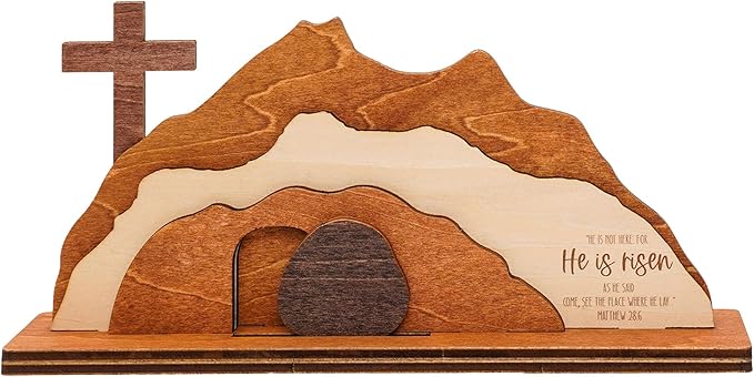 He is Risen Easter Decor Empty Tomb Easter Decoration Resurrection