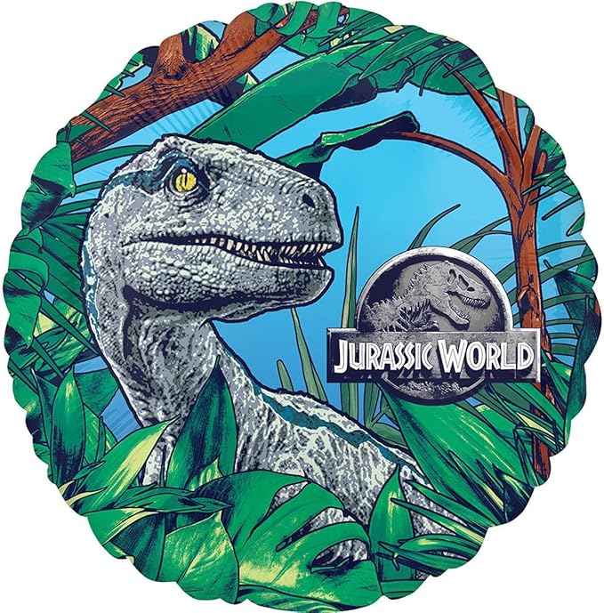 Jurassic Dinosaur World 5th Birthday Party Supplies Foil Balloon