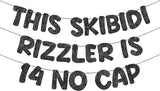 Fulmoon Pre Strung This Skibidi Rizzler Is No Cap Glitter Banner