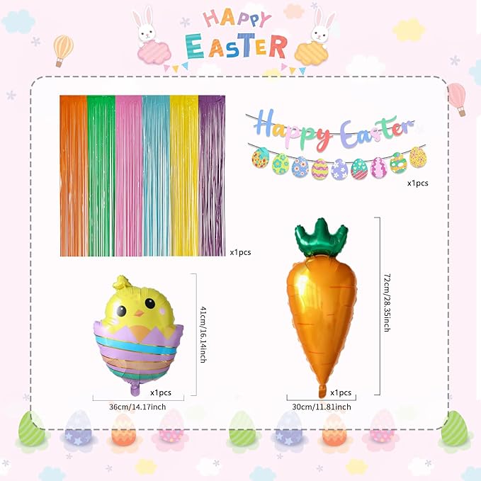 Easter Decorations Pastel Easter Balloons Garland Arch Kit with