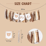 Bear High Chair Banner First Birthday Highchair Banner Woodland
