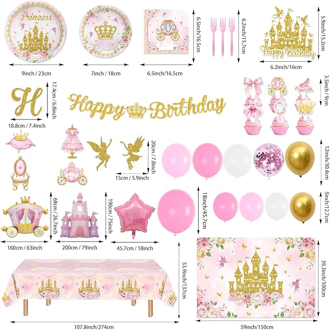 Princess Birthday Party Decorations Princess Party Decor with