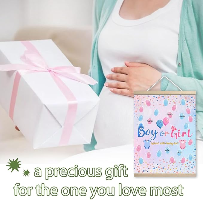 Baby Gender Reveal Decorations Baby Shower Guest Book Baby Shower