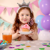 Spakon 24 Pcs Peace Sign Cupcake Toppers Glitter Peacekeeper Cupc Rose