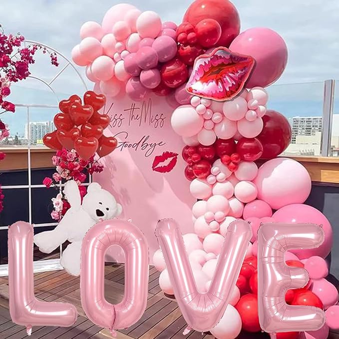 Pastel Pink D Letter Balloon, 40 Inch Giant Light Pink Mylar Foil