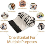 Gifts for Him Her Anniversary Blanket for Women Men Birthday Gifts