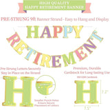 Retirement Party Decorations Kit for Women 17 Piece Elegant Pastel