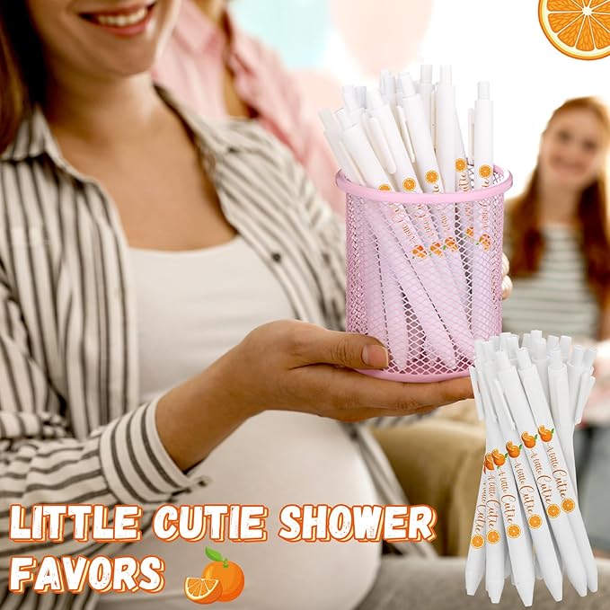 Ireer 36 Pcs A Little Cutie Baby Shower Pens Gifts Bulk Party Favors