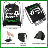 96 Pcs Soccer Party Favors Include 24 Soccer Drawstring Bags 24