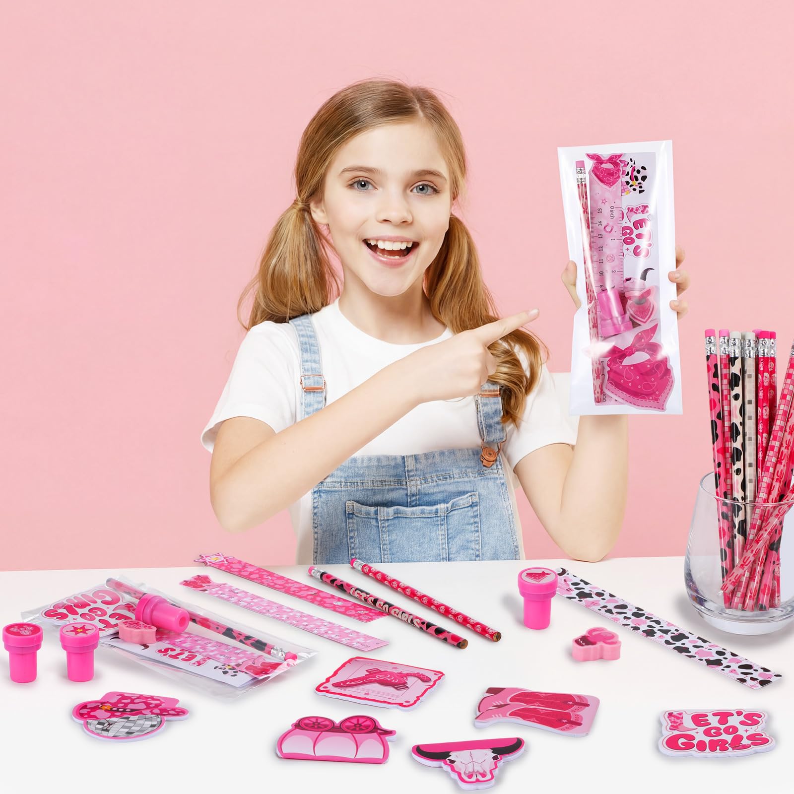 Cholemy 168 Pcs Cowgirl Party Favors Supplies Disco Cowgirl Stickers