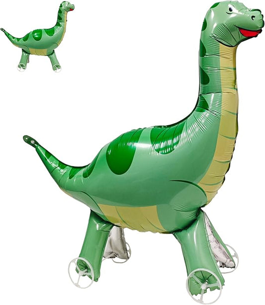 Self Standing Large Green Dinosaur Animal Balloon Walking With
