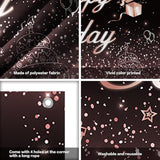 211 PCS Black and Rose Gold Party Decoration Rose Gold & Black Party