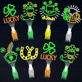36Pcs St Patrick's Day LED Finger Lights Shamrock Gold Coin Party