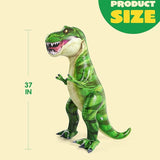 37” T.rex Dinosaur Inflatable for Party Decorations Tyrannosaurus